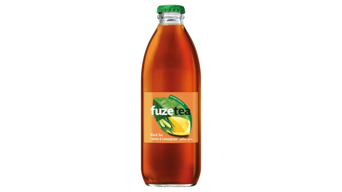 FUZETEA citrom-citromfű ízesítéssel 250 ml