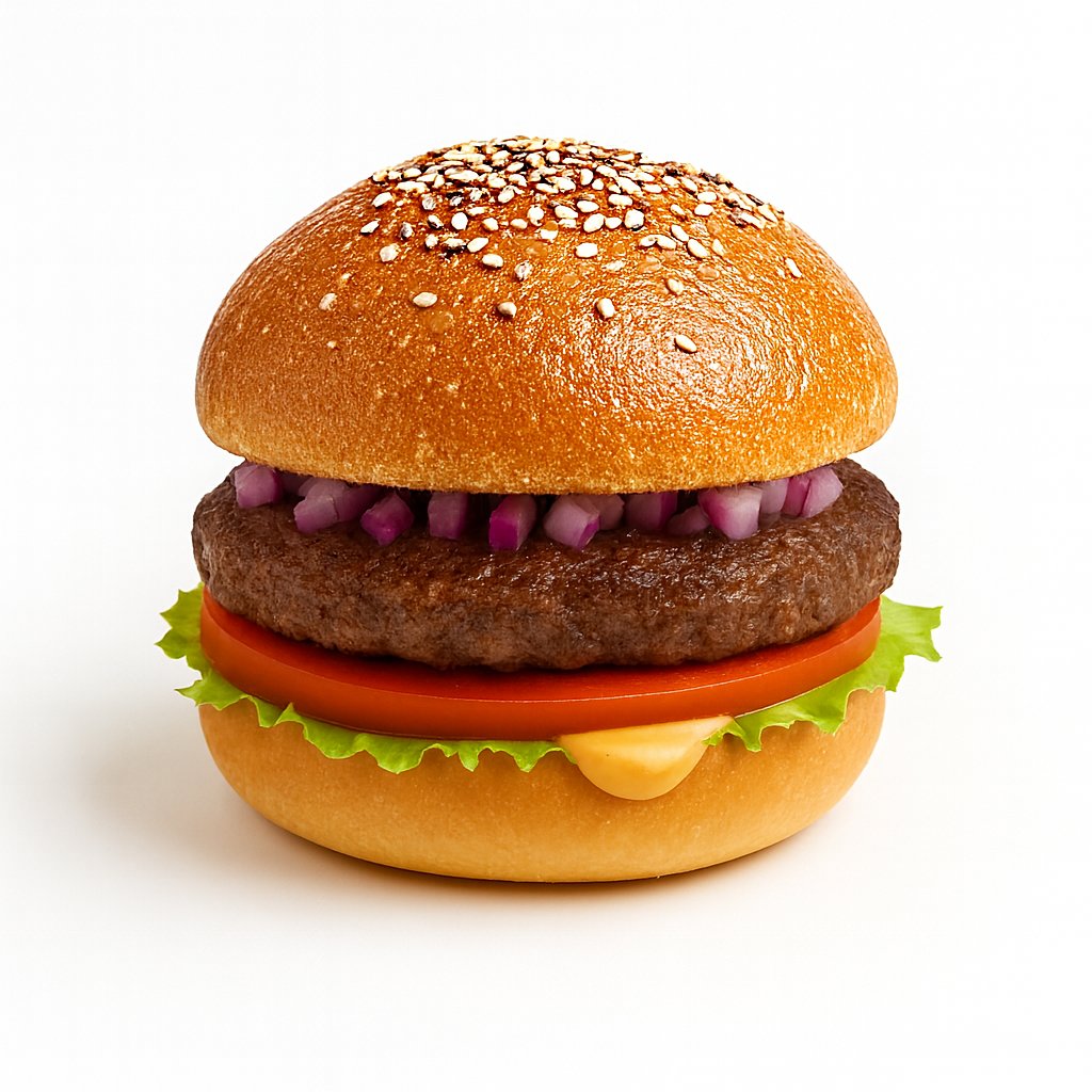 Cute Honey Mustard Burger