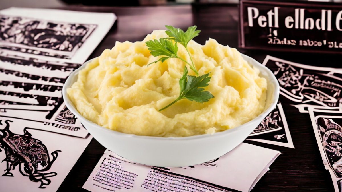 Cheddar sajtos burgonyapüré
