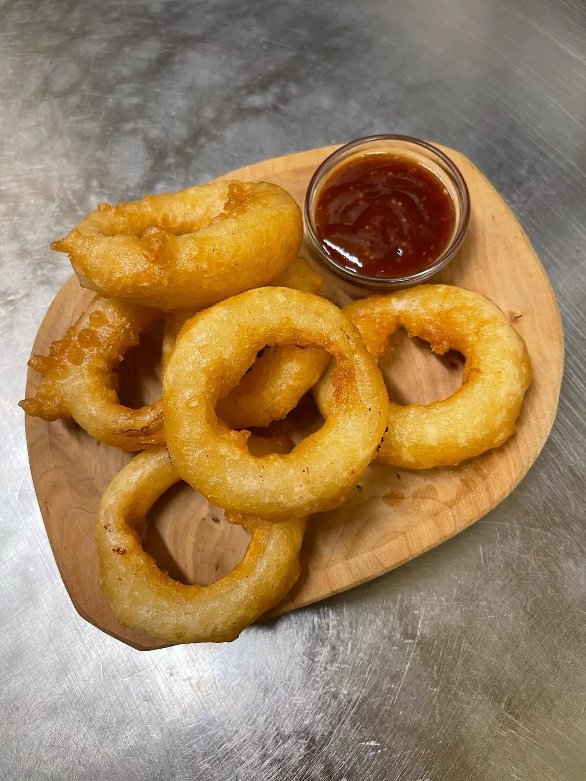 Onion Rings BBQ szószal