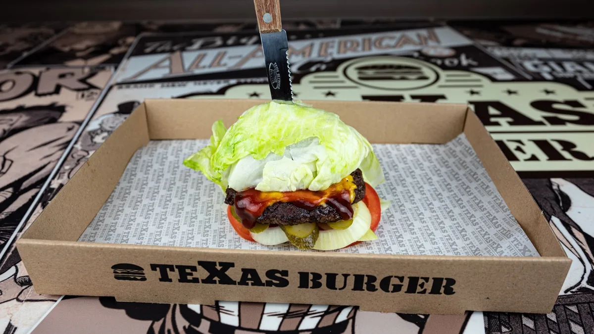 Paleo burger