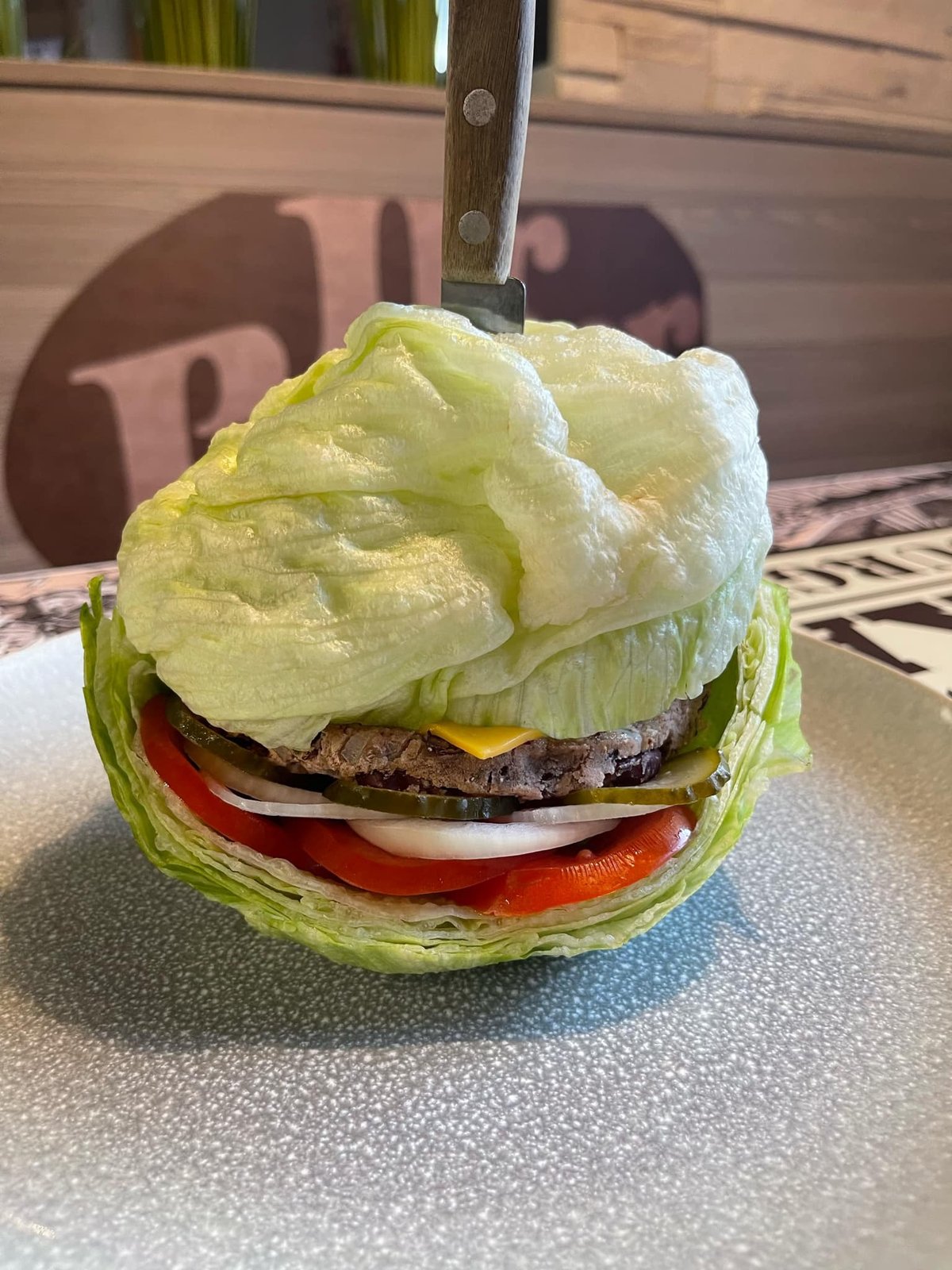 Vega paleo burger