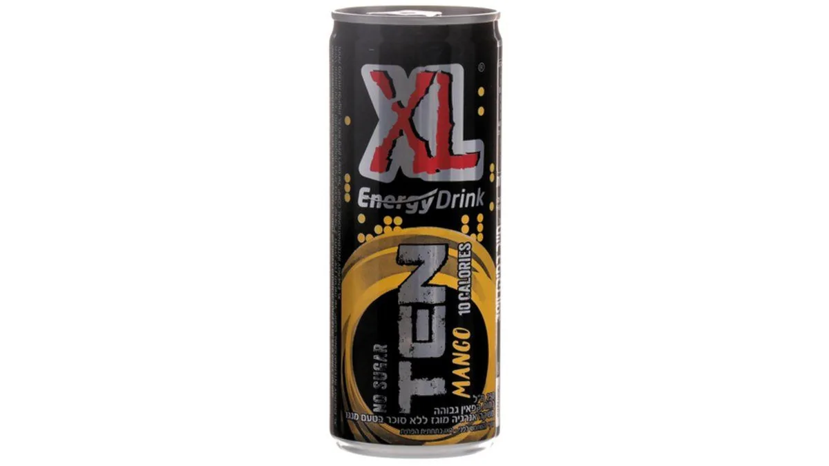 ‫XL משקה אנרגיה - 10 קלוריות