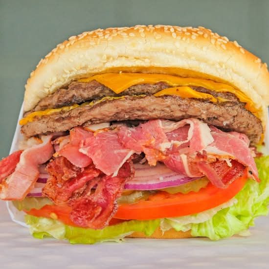 Double Texas Bacon Pastrami Chz B