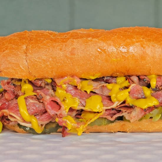 Hot Pastrami Sandwich