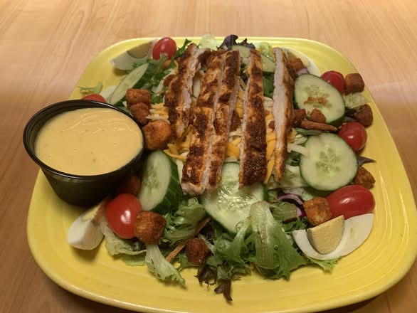 Texas Salad with Grilled Cajun Chicken