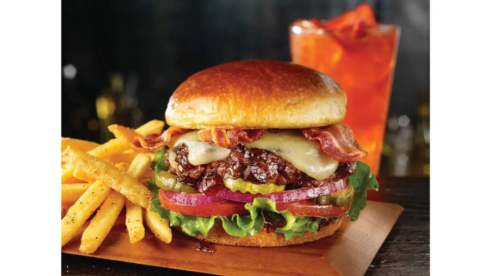Fridays Signature Whiskey-glazed Burger
