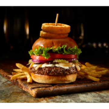 Big Af Mushroom Onion Swiss Burger