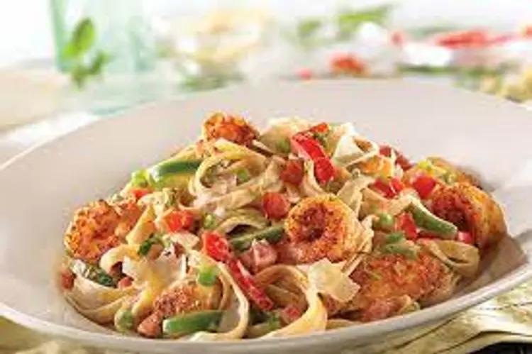 Cajun Shrimp And Chicken Pasta