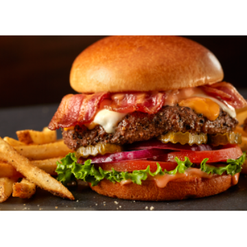 Fridays Bacon Cheeseburger