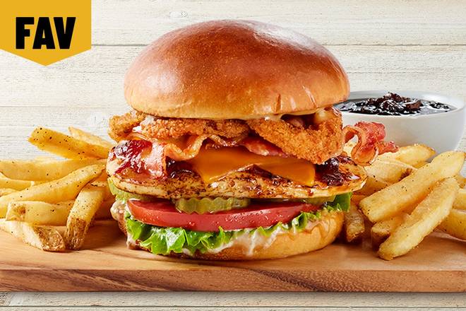 FRIDAYS Signature Whiskey-Glazed Chicken Sandwich