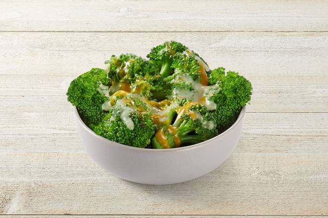Garlic-Butter Broccoli and Cheese