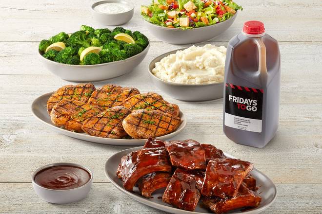 Grilled Chicken and Ribs Bundle