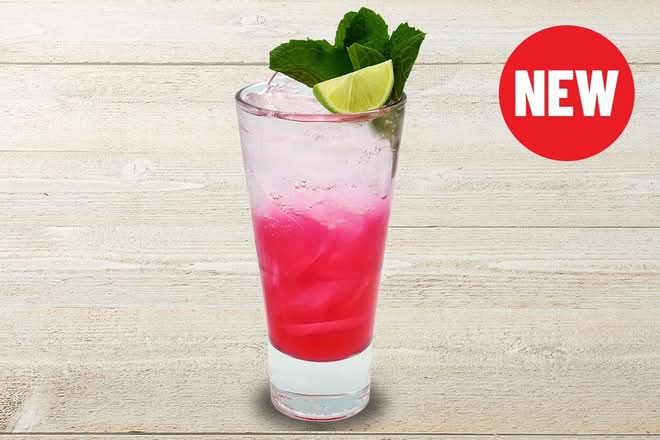 Pink Lagoon Mocktail
