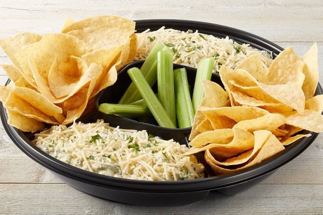 Spinach and Artichoke Dip Platter