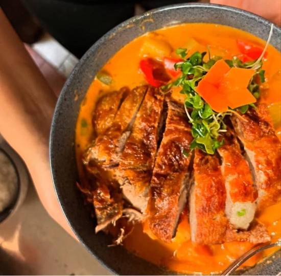 Pineapple Duck Curry Sauce