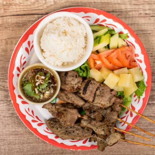 Thai BBQ Pork Skewers