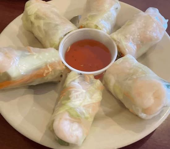 L Fresh Shrimp Salad Rolls
