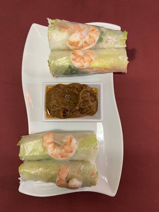 A 16 . spring rolls shimp