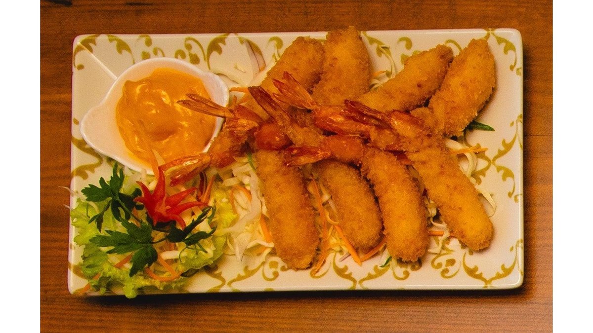 PANKO FRIED SHRIMP WITH SPICY MAYONNAIS-PANKO CRUSTED SHRIMPS WITH SPICY MAYONNAISE