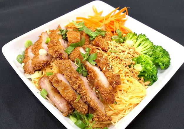 Bamee Gai Grob (No Broth Version)
