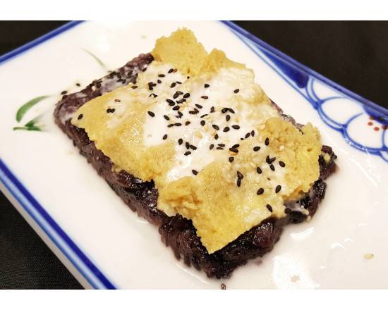 Black Sticky Rice with Thai Custard