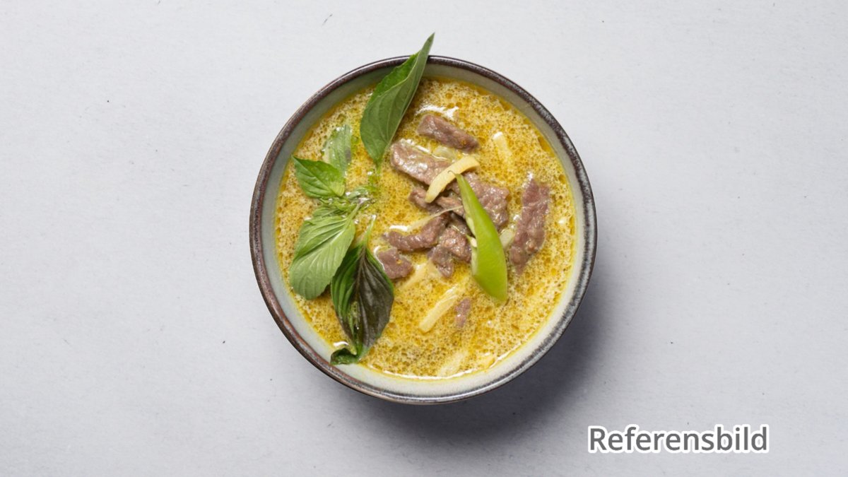 11. Ryggbiff Grön Curry