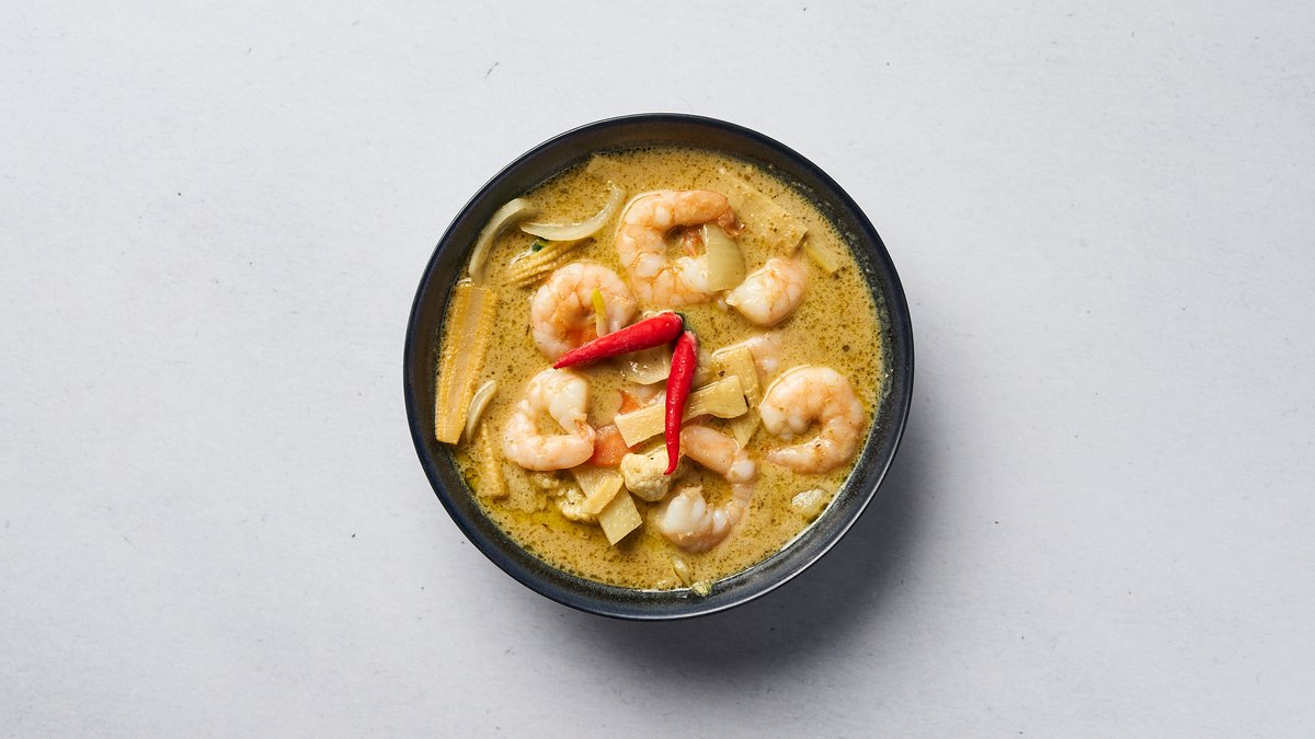 12. Tigerräkor Grön Curry