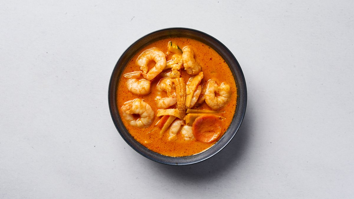 18. Tigerräkor Röd Curry