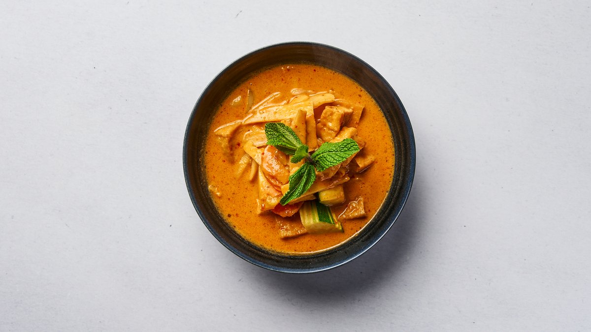 19. Bläckfisk Röd Curry