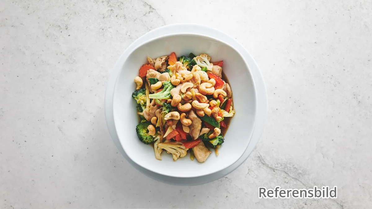 33. Kyckling med cashewnötter