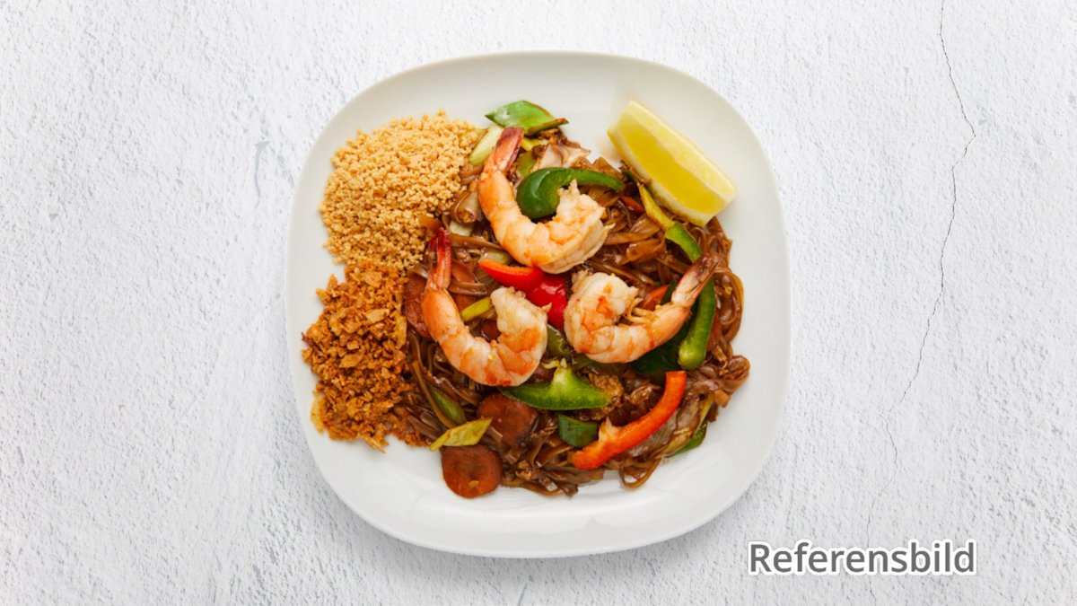 53. Tigerräkor med Pad Thai