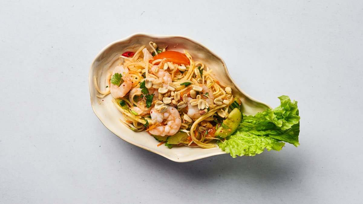 8. Papayasallad med Hemlagad Fisksås Dressing