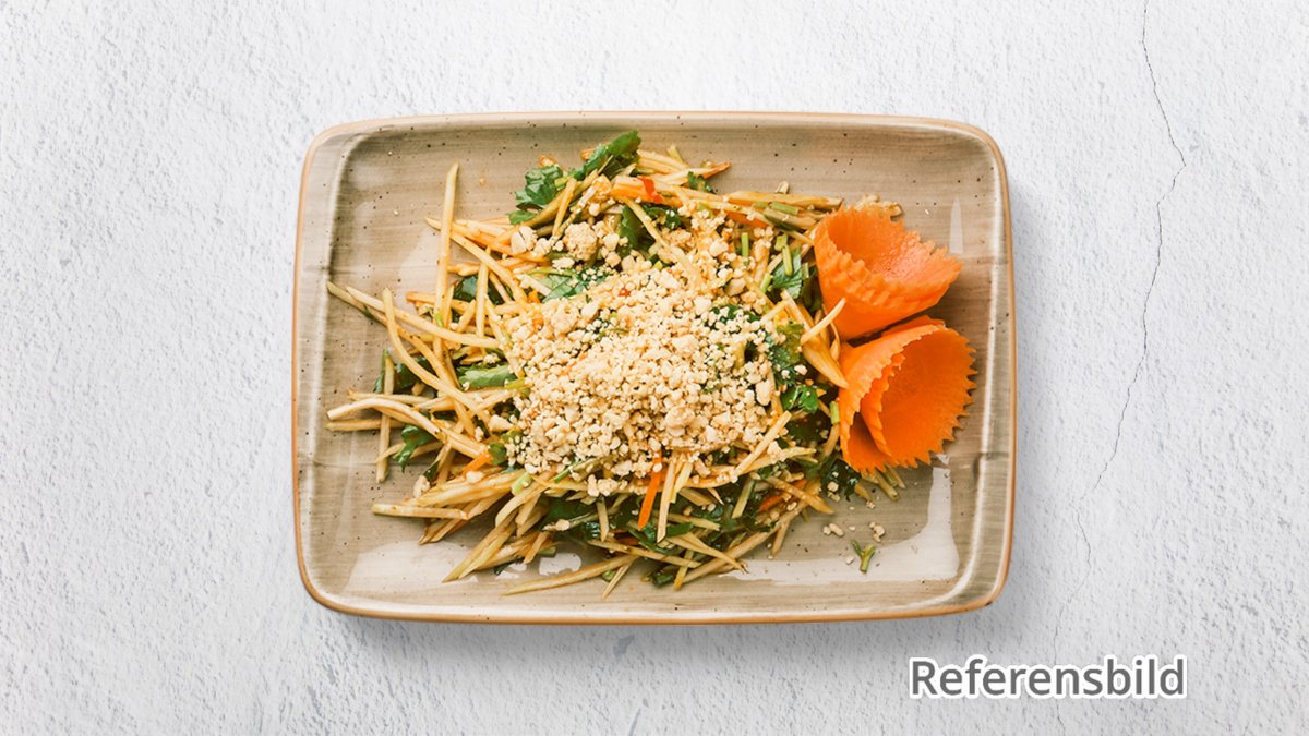 88. Papayasallad med Hemlagad Fisksås Dressing Sallad