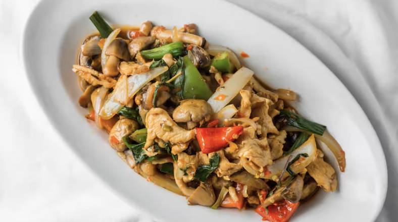 W1. Spicy Basil (Pad Kra Pow)