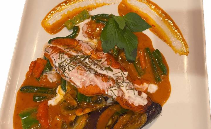 Grilled Salmon Curry