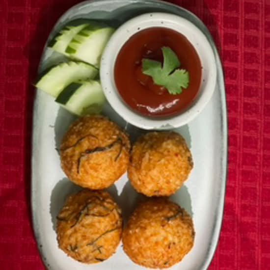 Crispy Fried Rice Balls