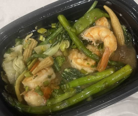 Shrimp with Fresh Mixed Vegetables
