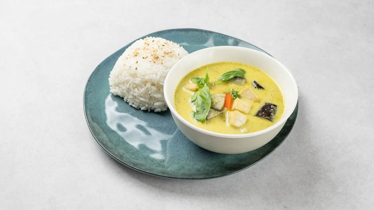 Green curry vege