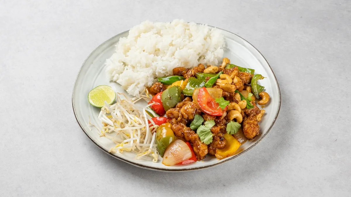 Stir fried cashew nuts