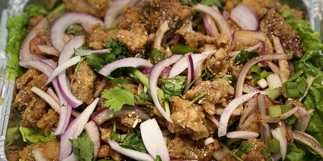 Larb Crispy Chicken Tray