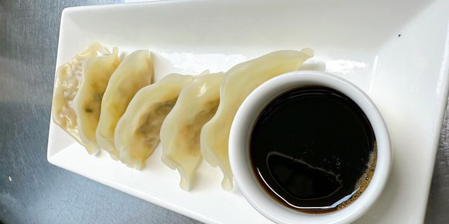 Steamed Vegetable Dumplings Tray