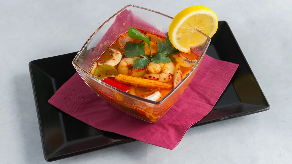 Tom Yam with Shrimps 🌶️