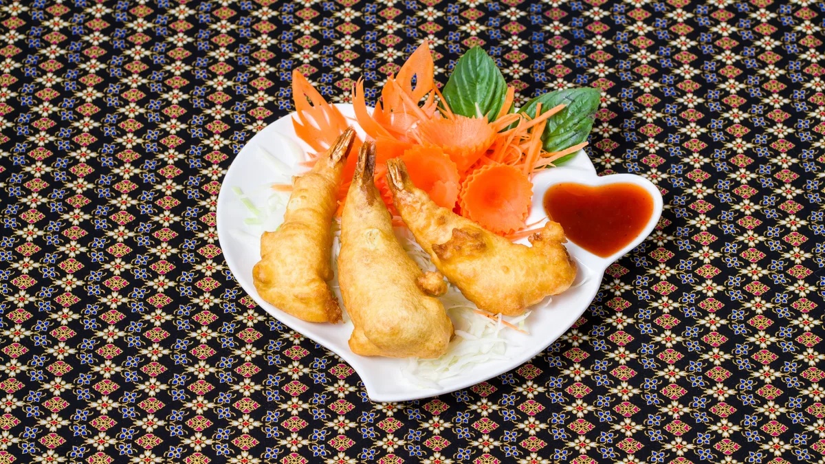 3. Tempura Prawns