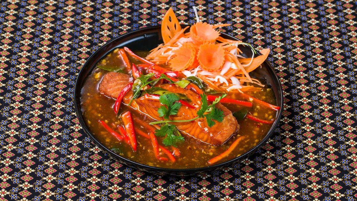 66. Ču-čí Salmon Steak 🌶️
