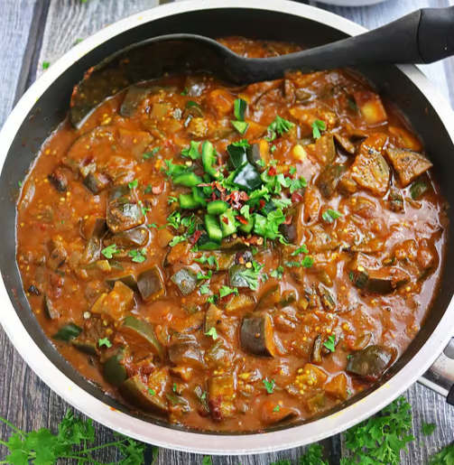 Eggplant Bhaji