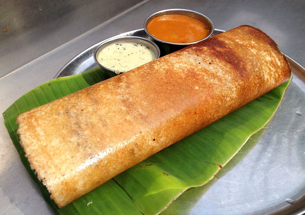 Mushroom Masala Dosa