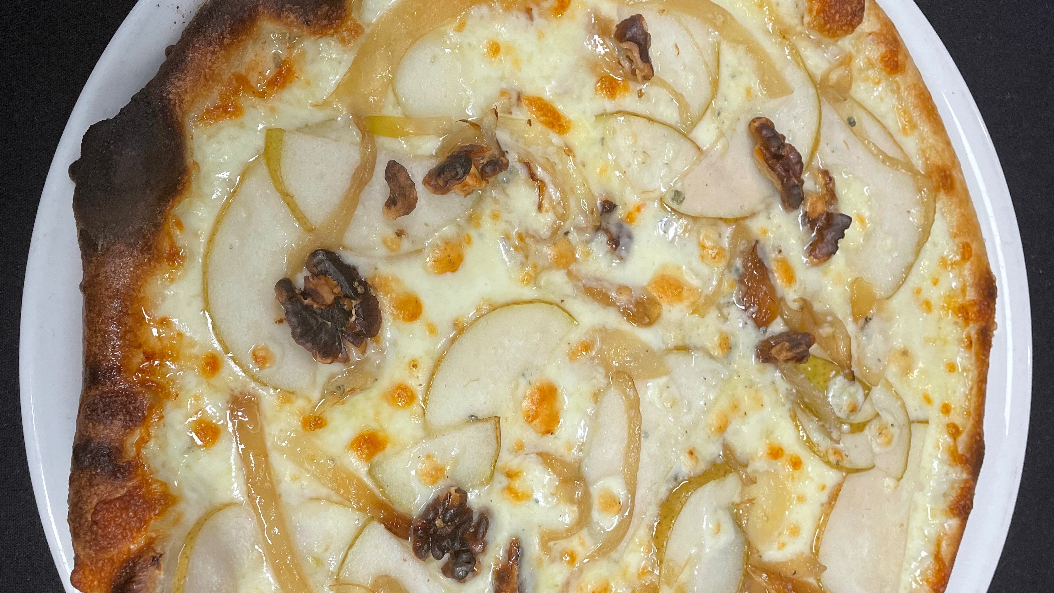 Pear and Gorgonzola Pizza