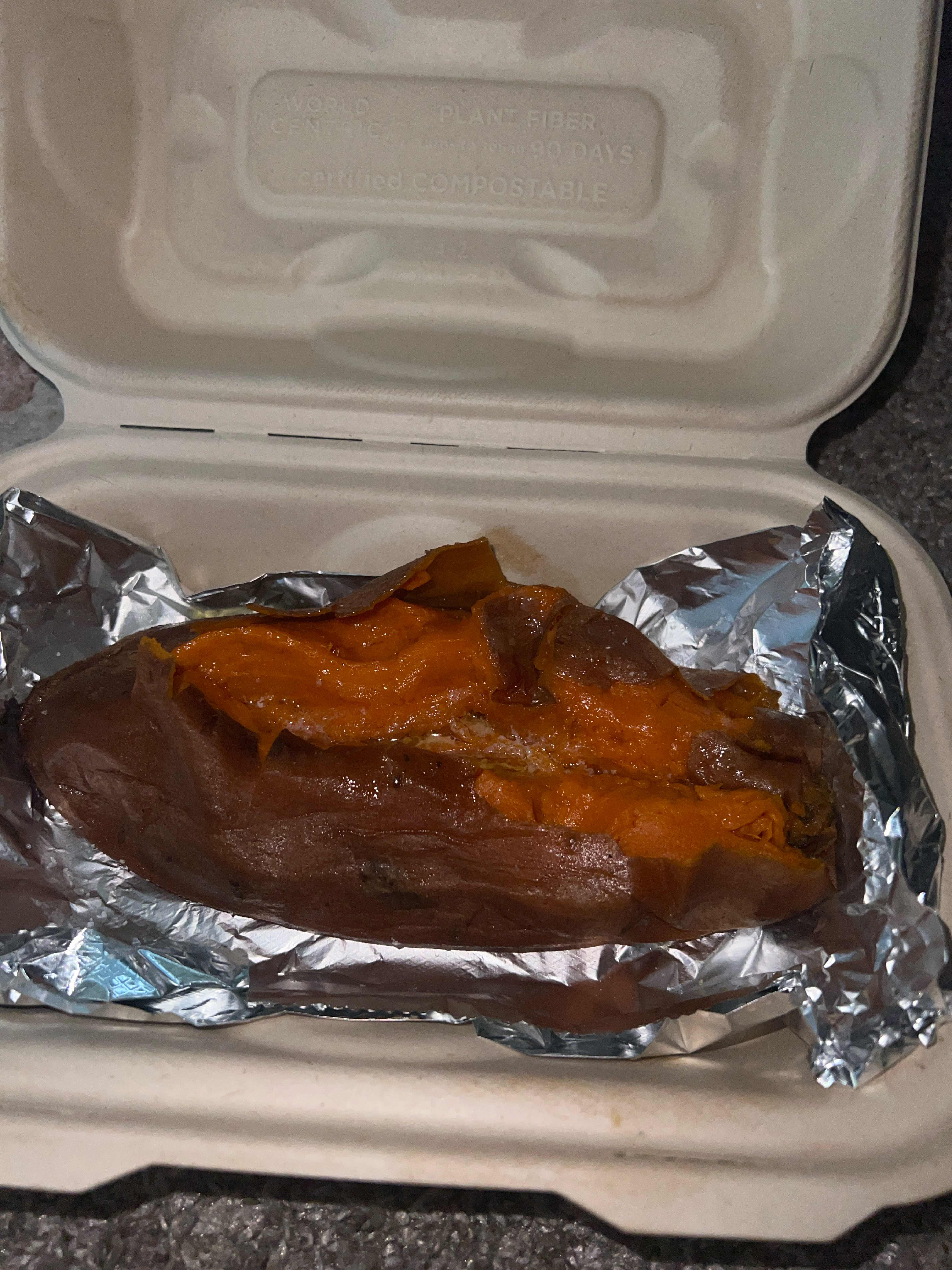 Smoked Sweet Potato with Honey Butter