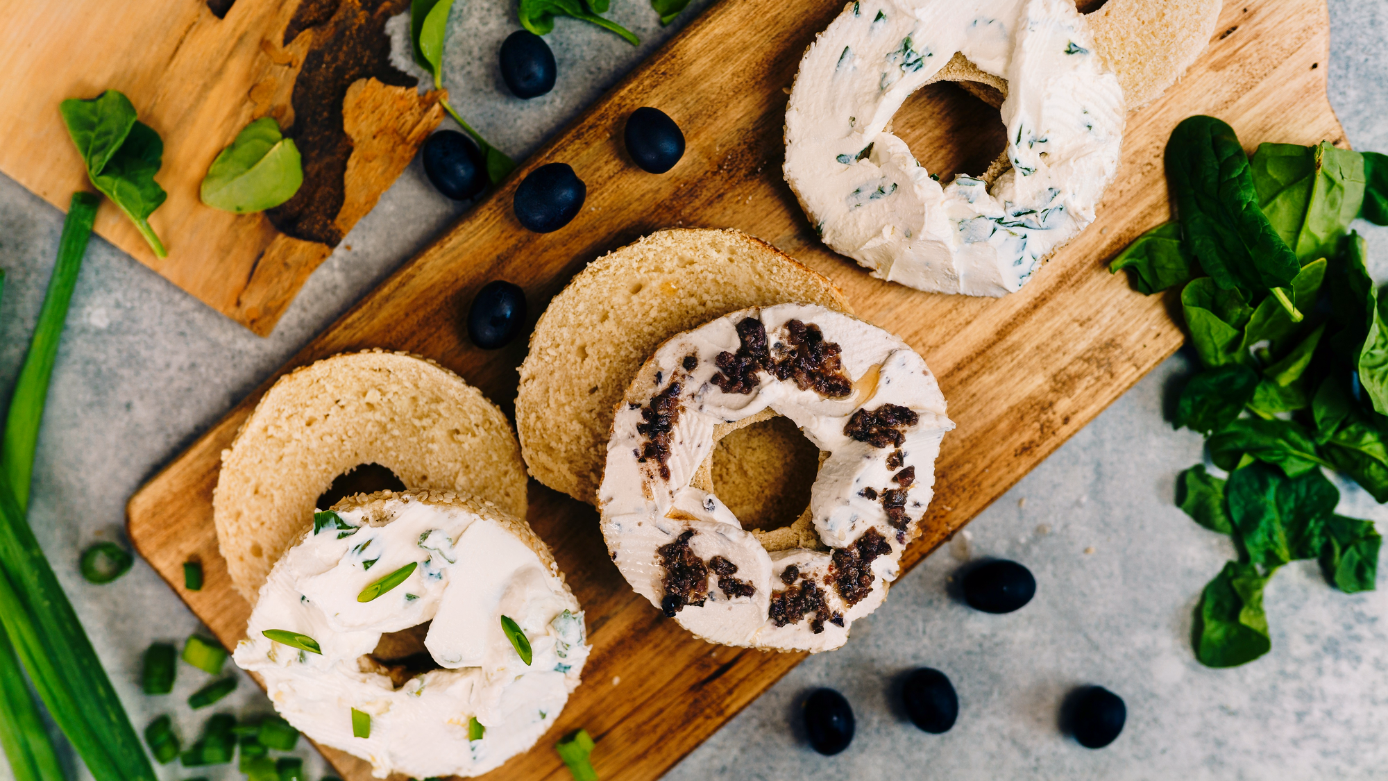 Bagel with Flavored Cream Cheese